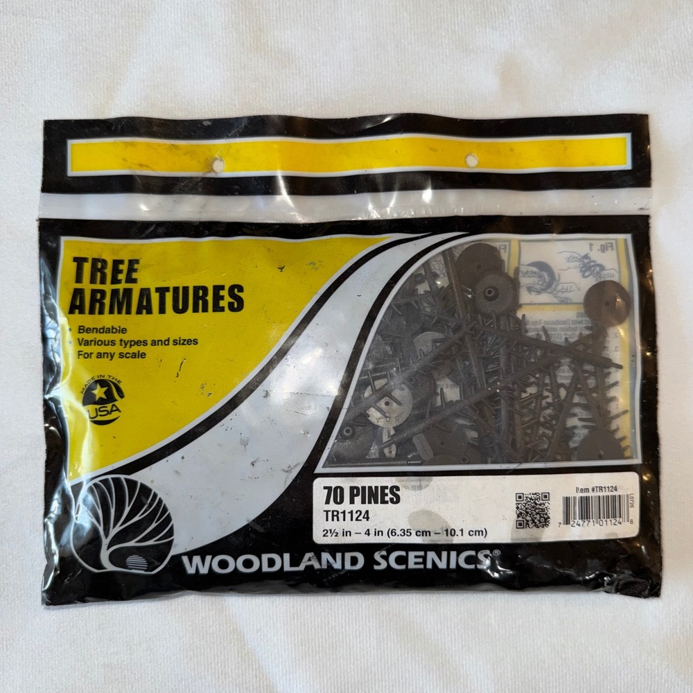 Woodland Scenics TR1124 70 Pines Tree Armatures 2.5-4 in Diorama Model‎